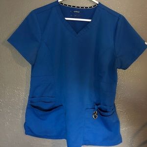 Heart soul scrub top